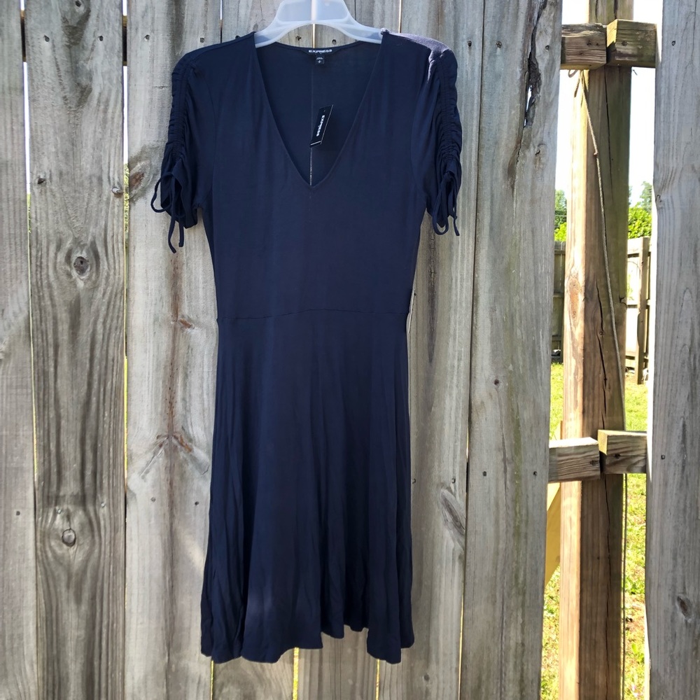 Express Navy Blue Dress